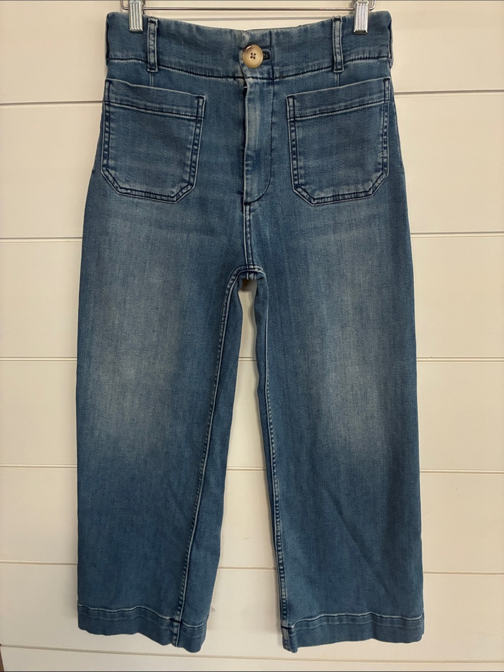 Maeve Colette Wide-Leg Crop Jeans from Anthropologie size 26 - Picture 4 of 7